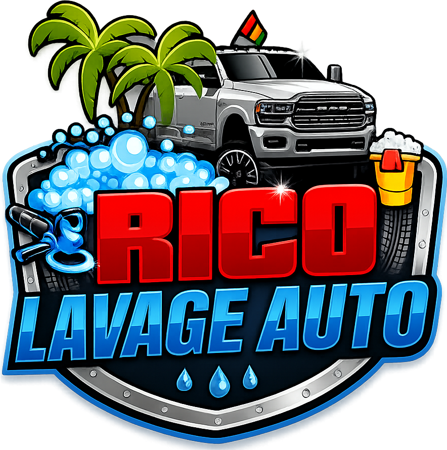 Logo Rico Lave Auto Professionnel | Rico Professional Car Wash Logo